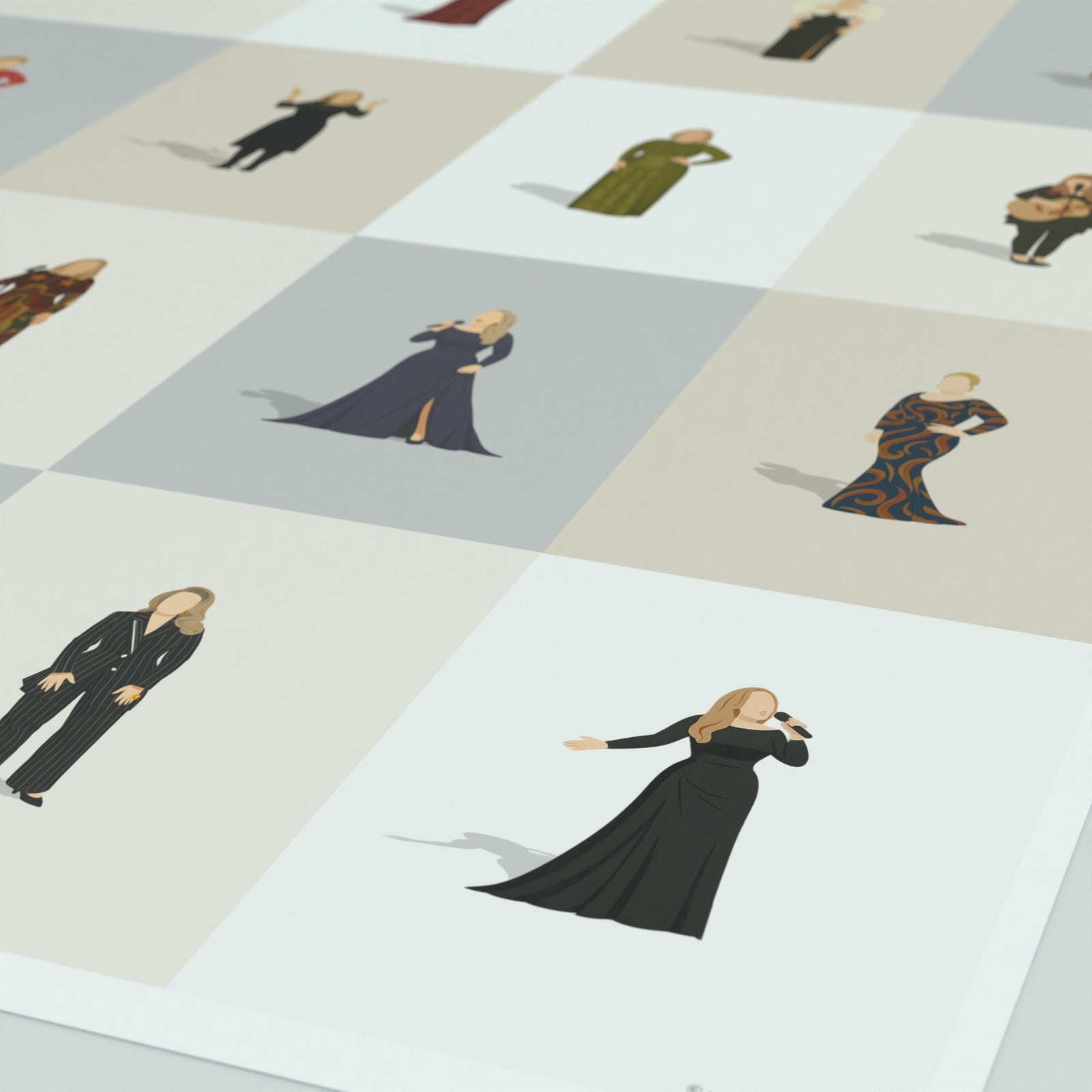 Adele Print - Illustrated Art Print by DGriffinArt