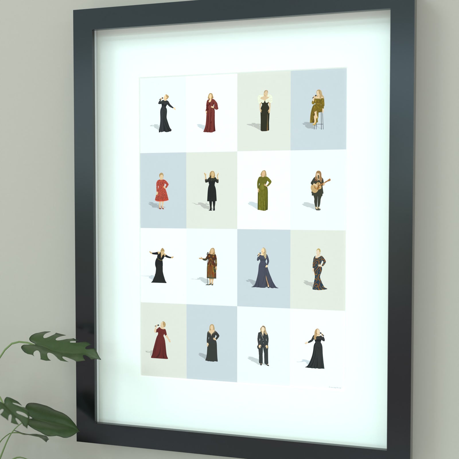 Adele Print - Illustrated Art Print by DGriffinArt