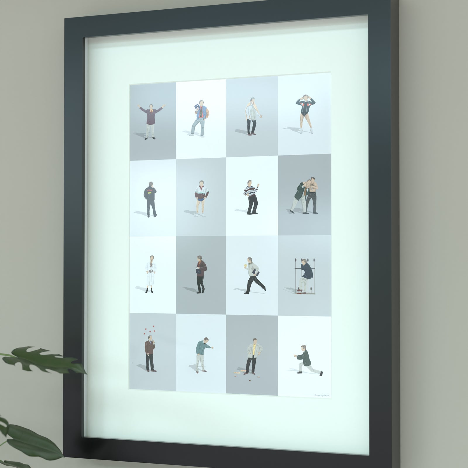 Alan Partridge Print - Illustrated Art Print by DGriffinArt
