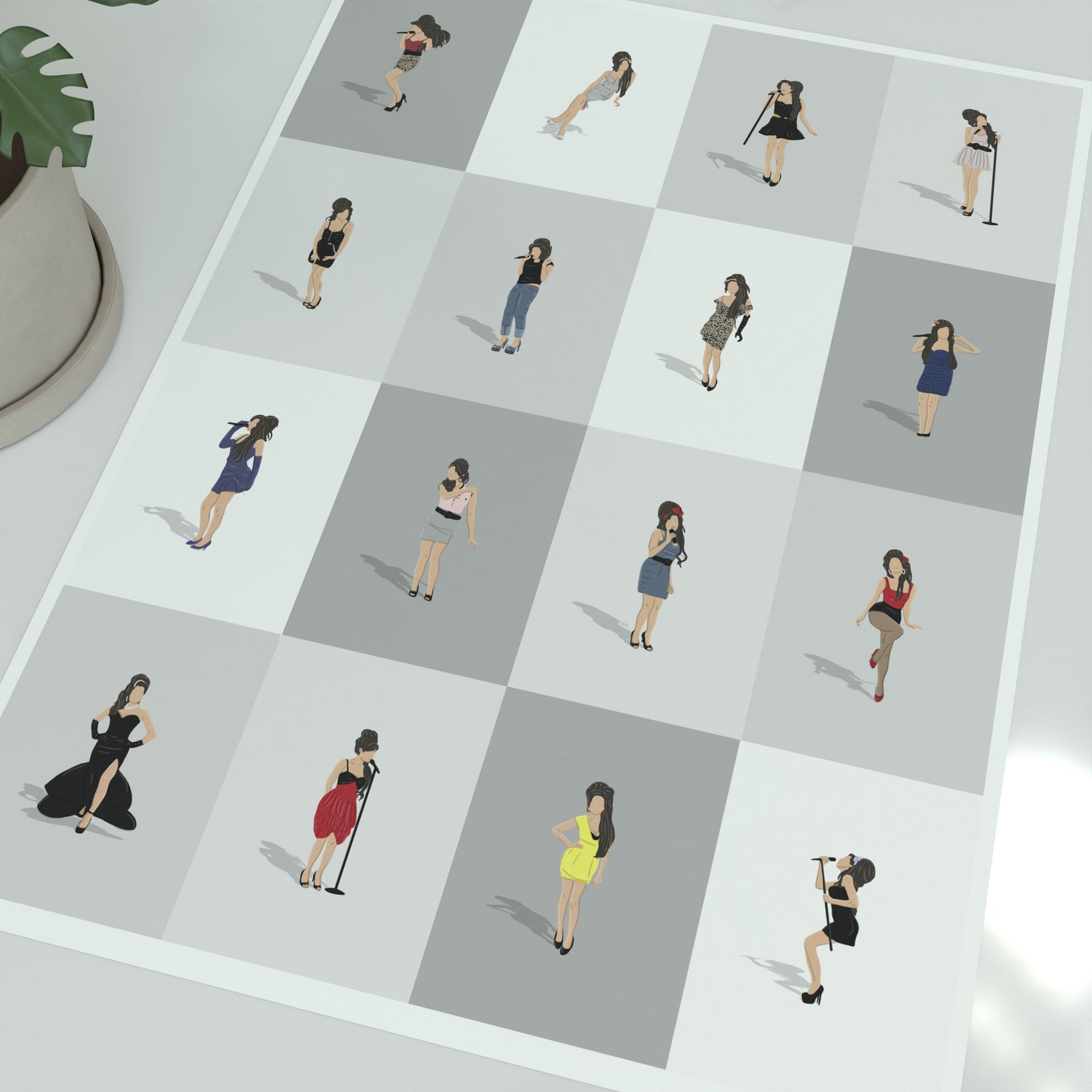 Amy Winehouse Print - Illustrated Art Print by DGriffinArt