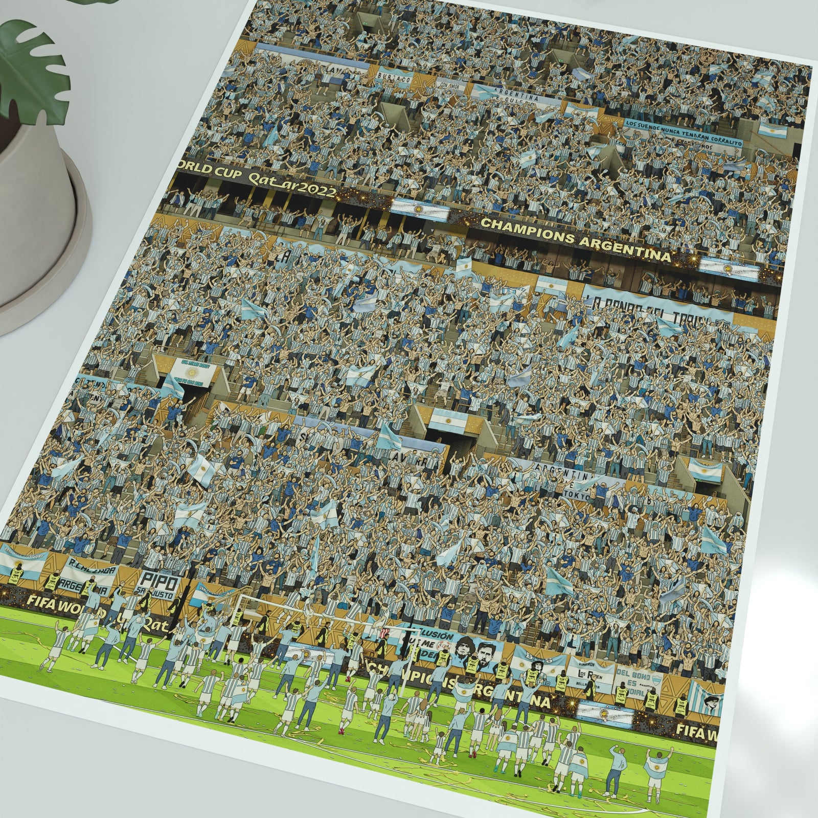 Argentina World Cup 2022 Champions Print