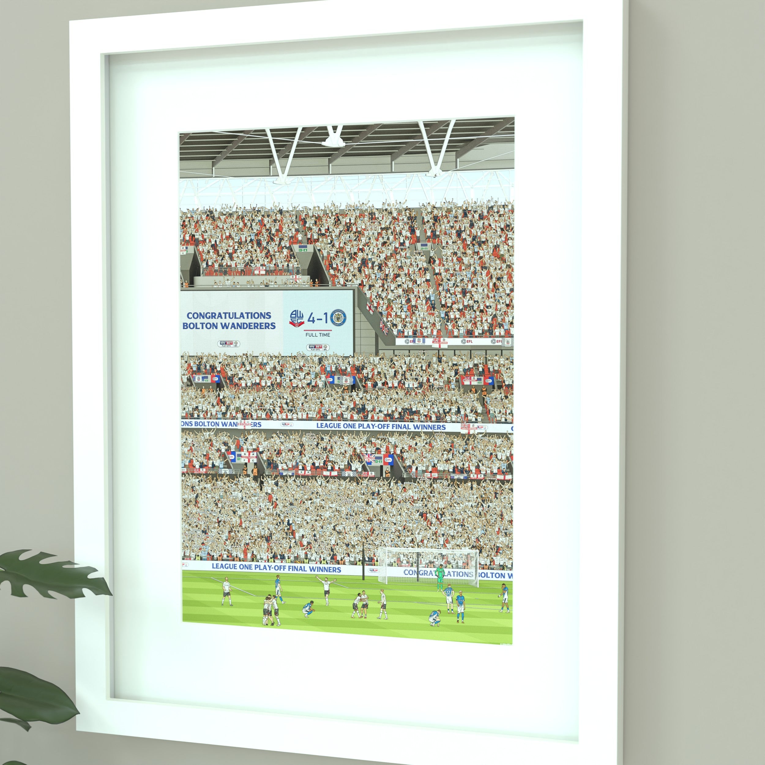 Bolton Wanderers Play-Off Final Winners Print 2026