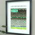 Framed Celtic 2026 Title Winning Goal illustrated Print
