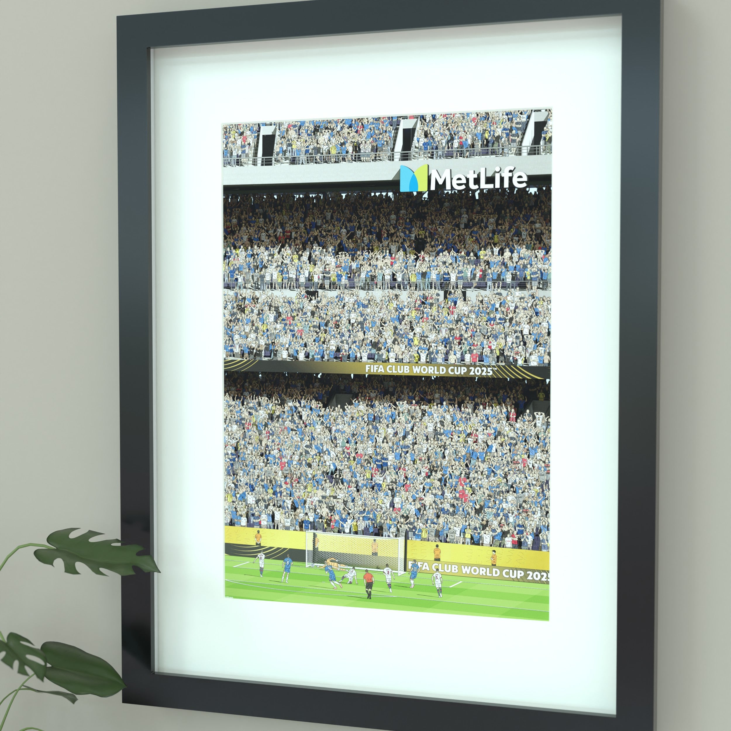 Chelsea - World Club Cup 2025 Print - Illustrated Art Print by DGriffinArt