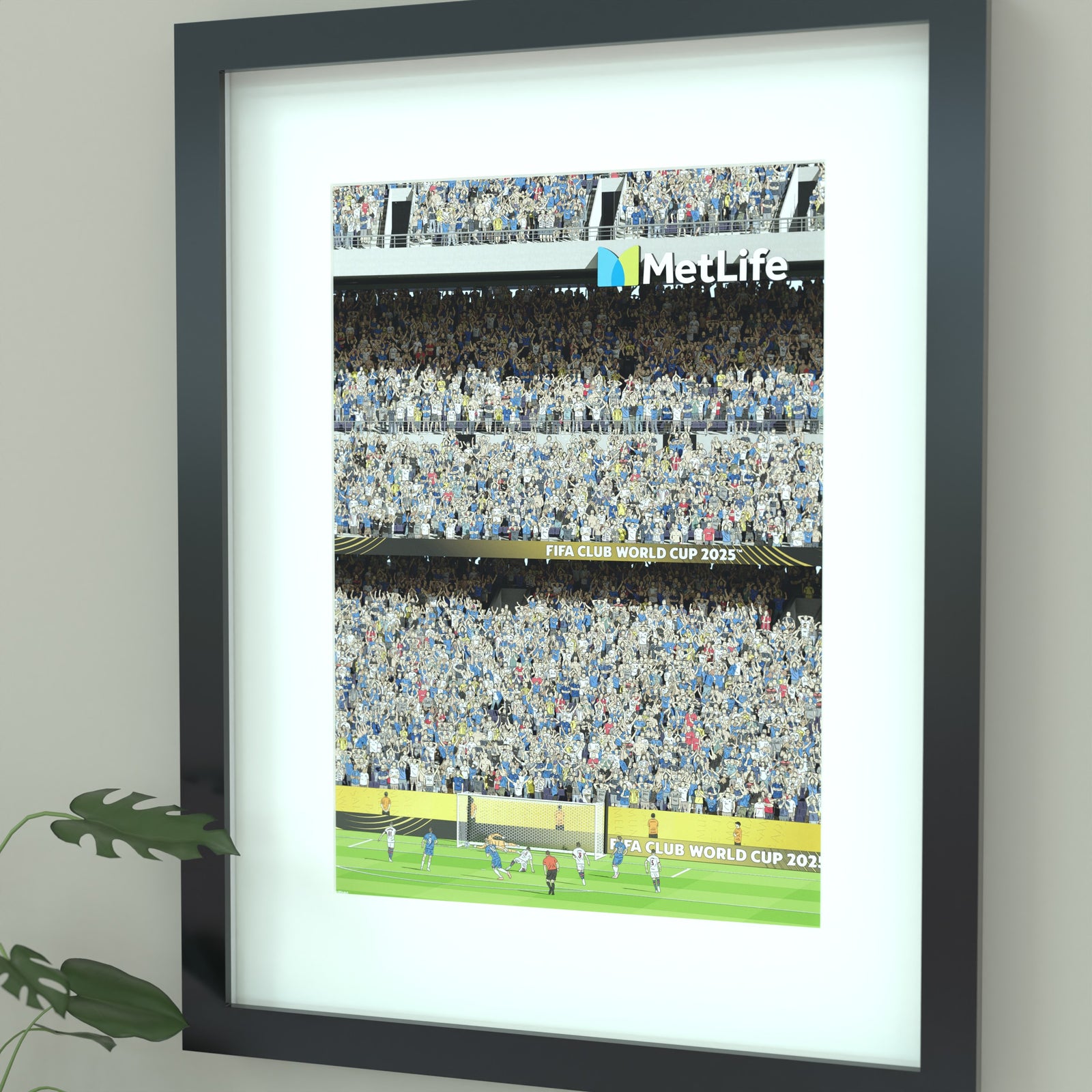 Chelsea - World Club Cup 2025 Print - Illustrated Art Print by DGriffinArt