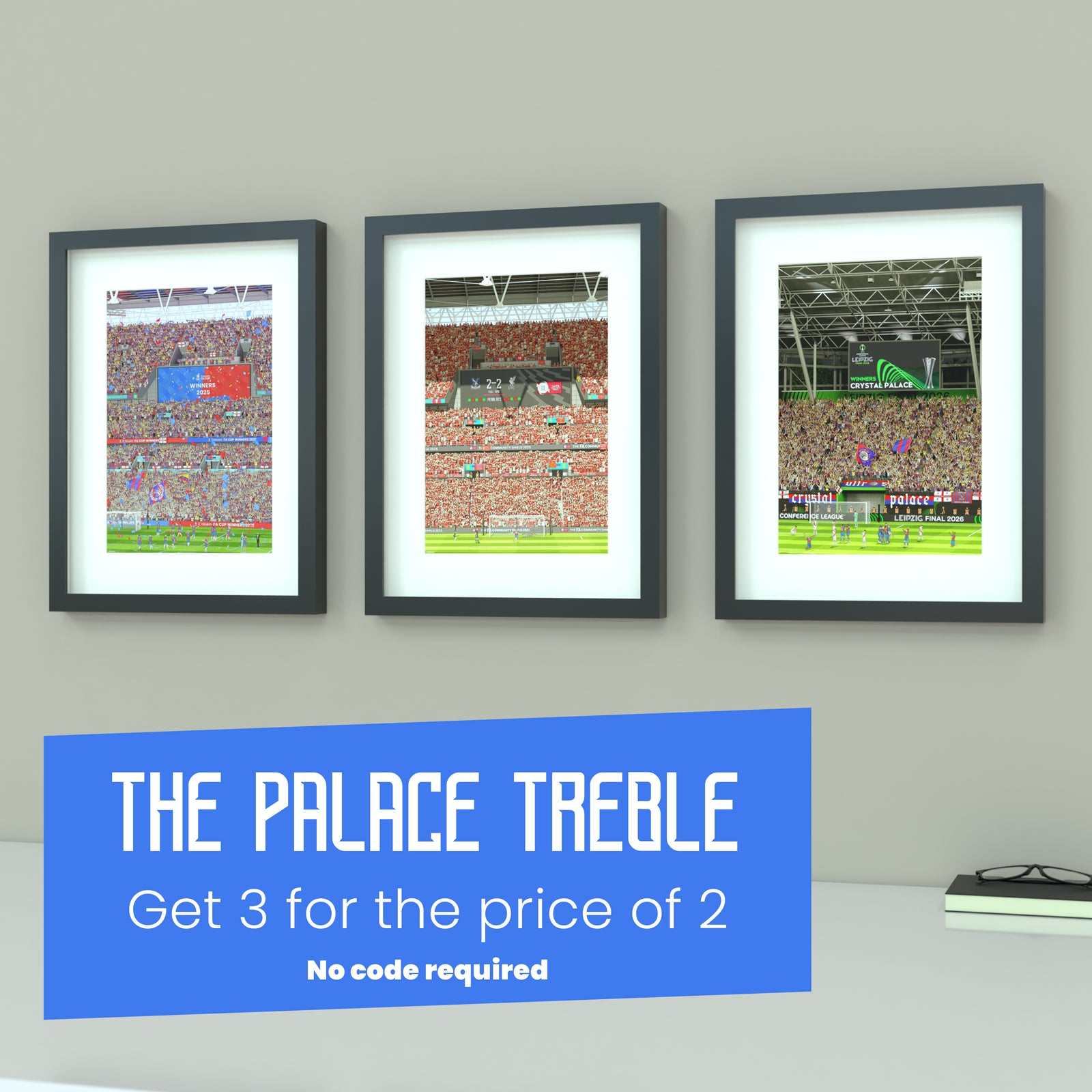 Crystal Palace 2026 UEFA Conference League Final Winners Print