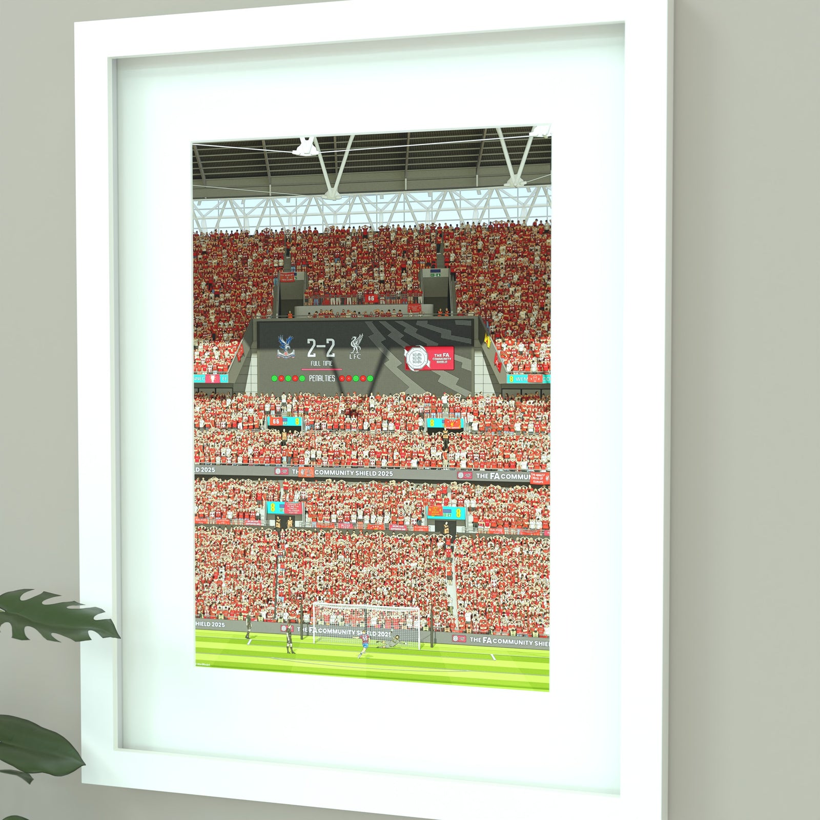 Crystal Palace 2025 Community Shield Final Winners Print