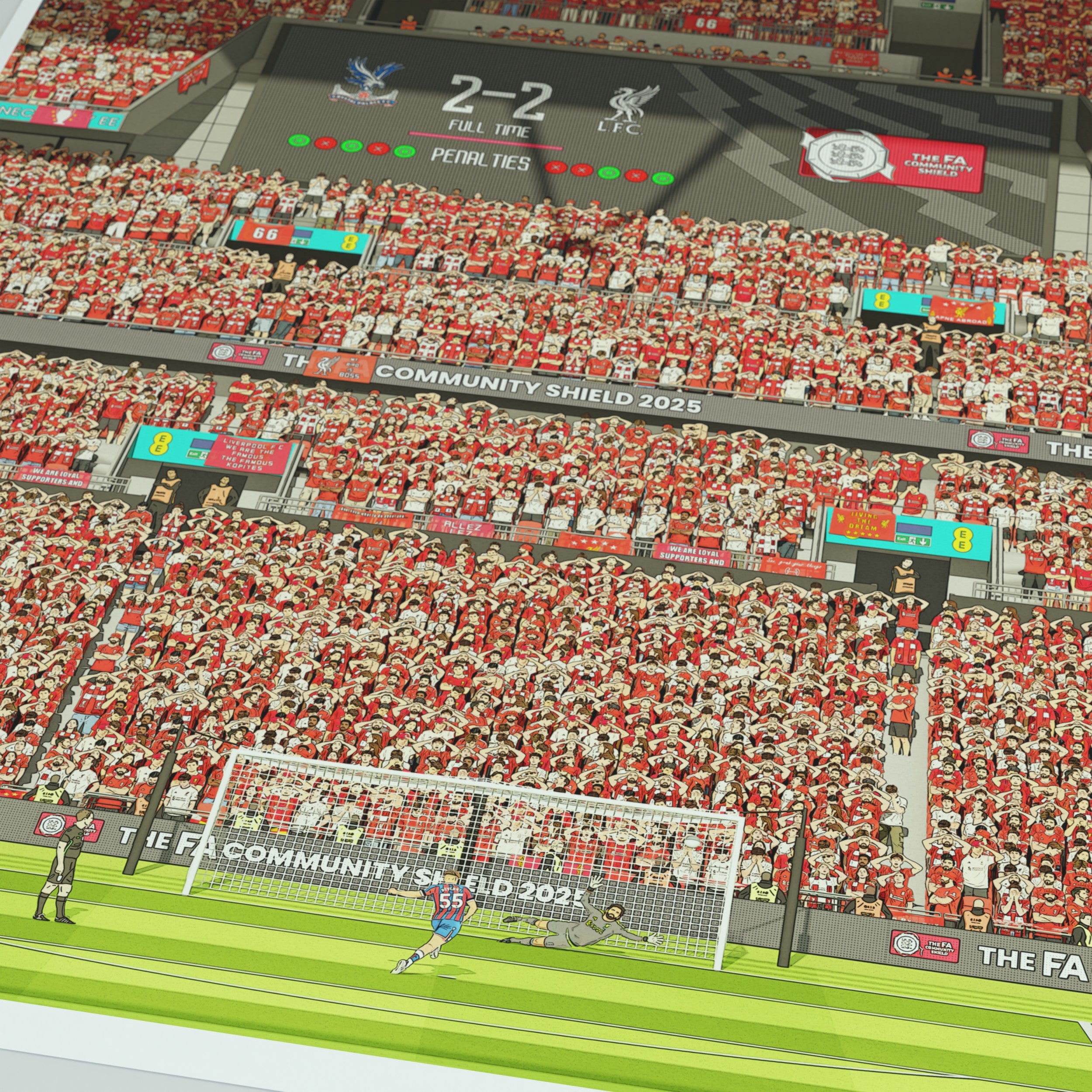 Crystal Palace 2025 Community Shield Final Winners Print