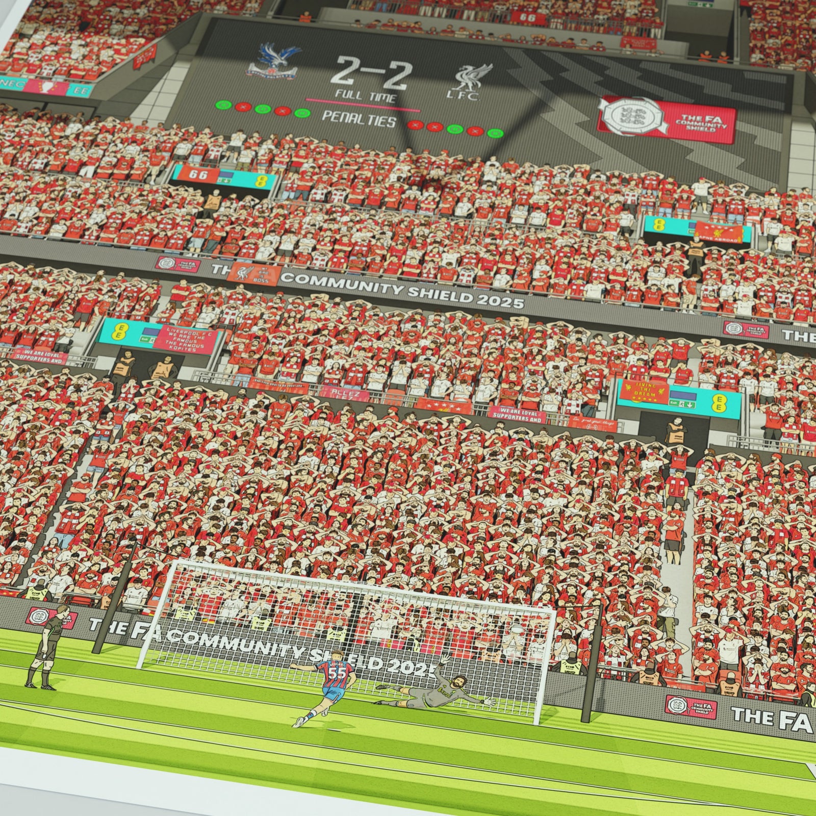 Crystal Palace 2025 Community Shield Final Winners Print