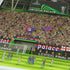 An illustrated football print of Crystal Palace’s 2026 UEFA Conference League triumph 