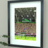 An framed football print of Crystal Palace’s 2026 UEFA Conference League triumph 