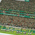 A framed Illustration of England's historic 3-2 Victory over Mexico at the Azteca Stadium in the 2026 World Cup.
