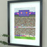 a framed Illustration of Chloe Kelly celebrating after scoring the winning penalty for England Women in the Euro 2025 final against Spain, held in Basel, Switzerland.