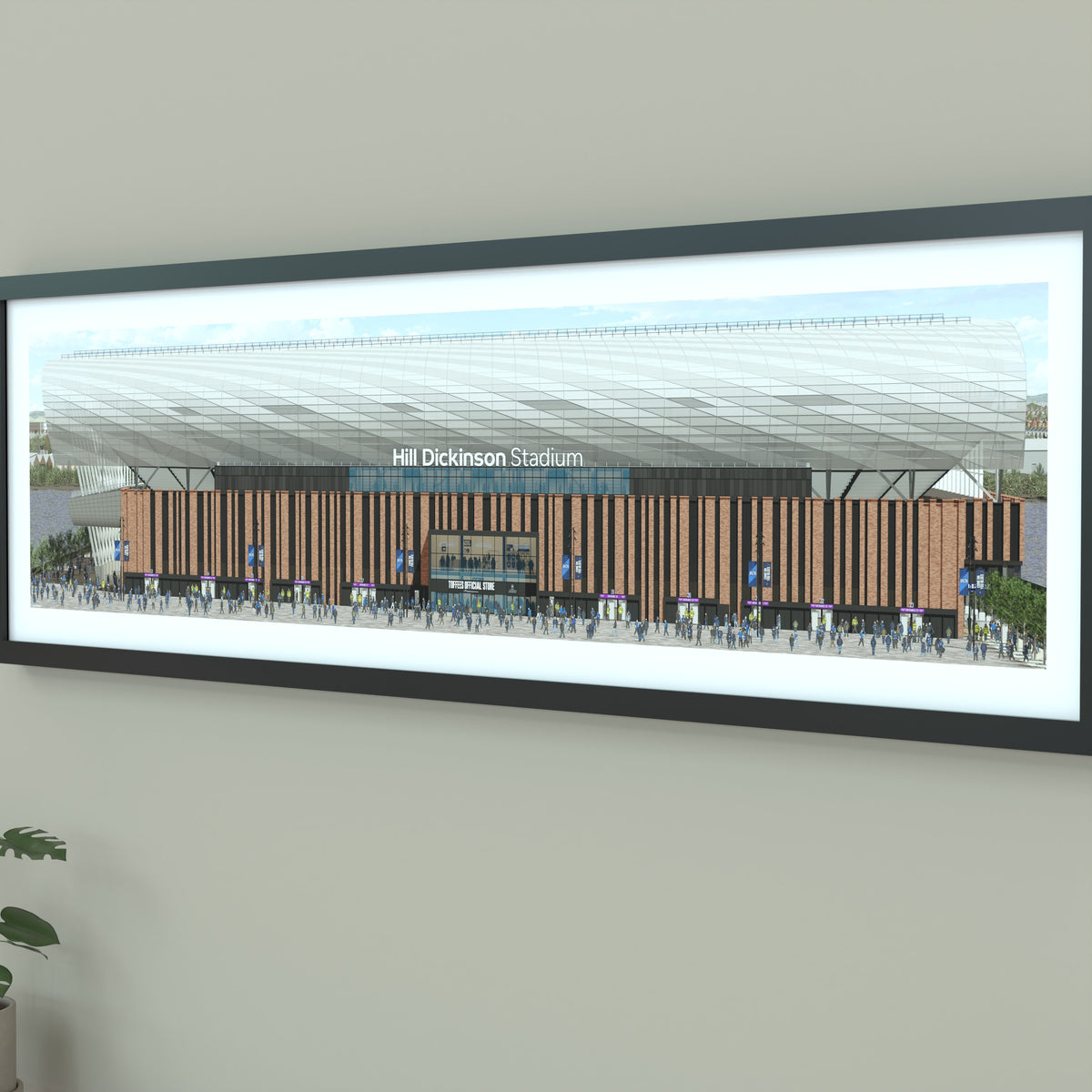Hill Dickinson Stadium Framed Panoramic Print