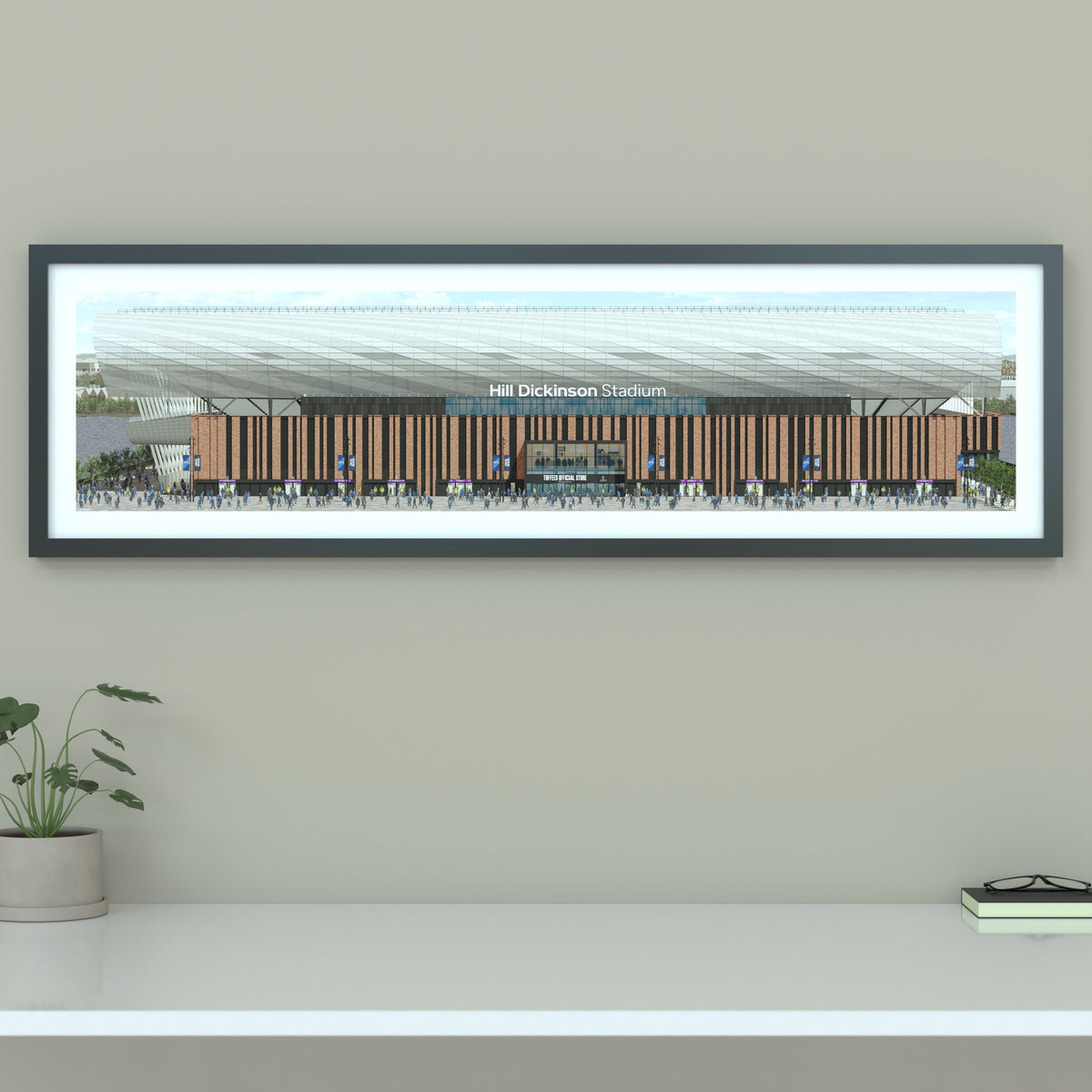 Hill Dickinson Stadium Framed Panoramic Print