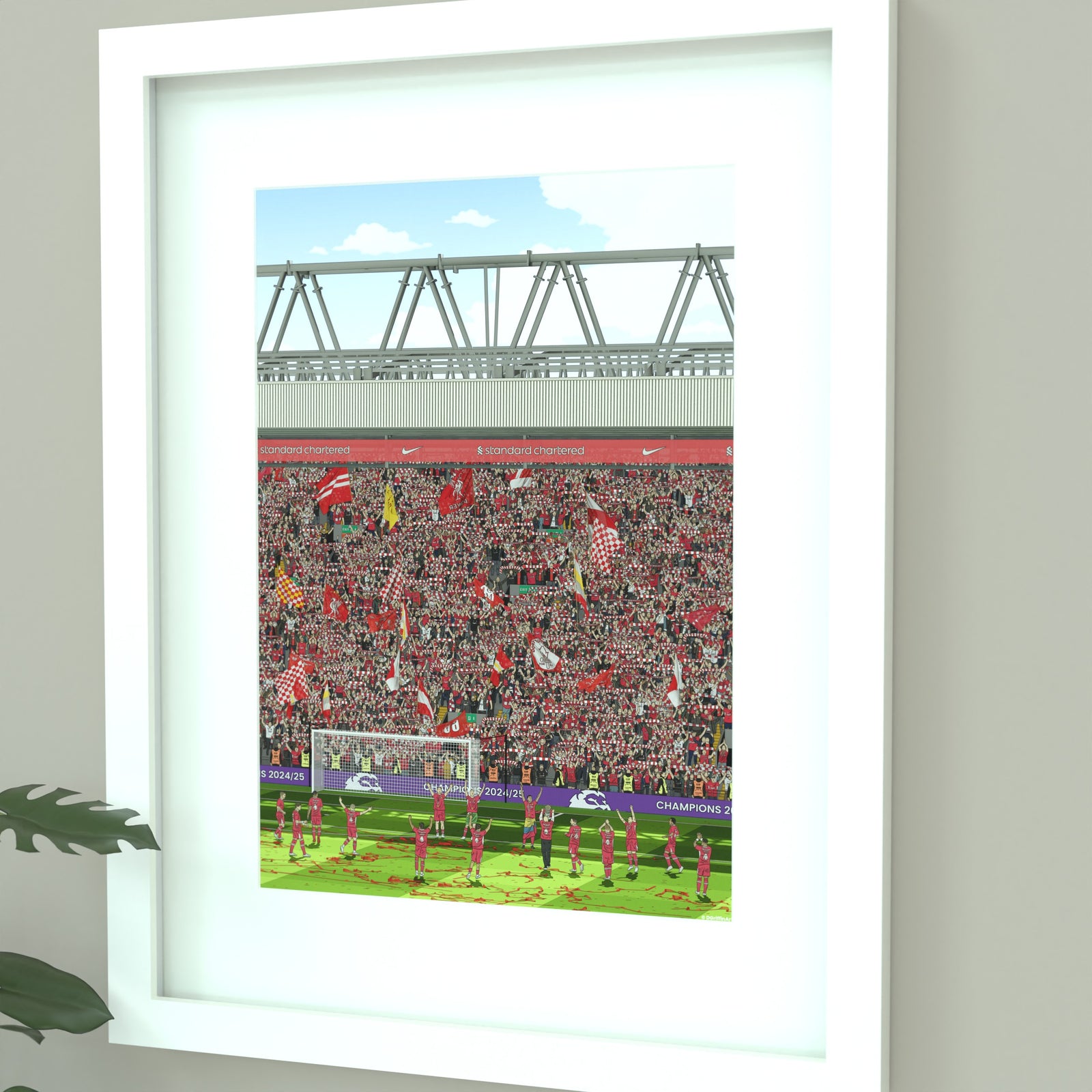 Liverpool Premier League Champions 2024/2025 Print