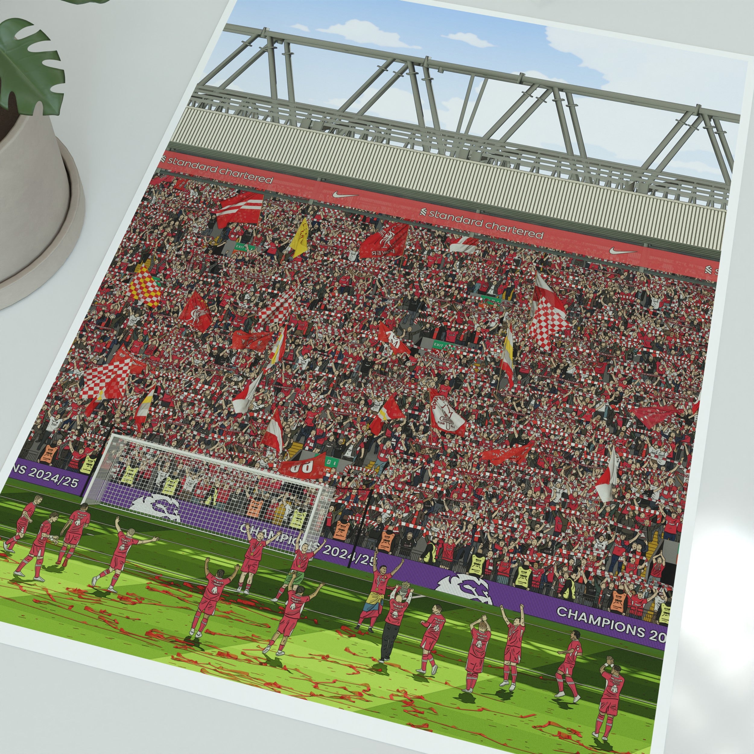 Liverpool Premier League Champions 2024/2025 Print