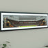 Manchester United - Old Trafford Panoramic Illustration Man Utd  - Illustrated Art Print by DGriffinArt
