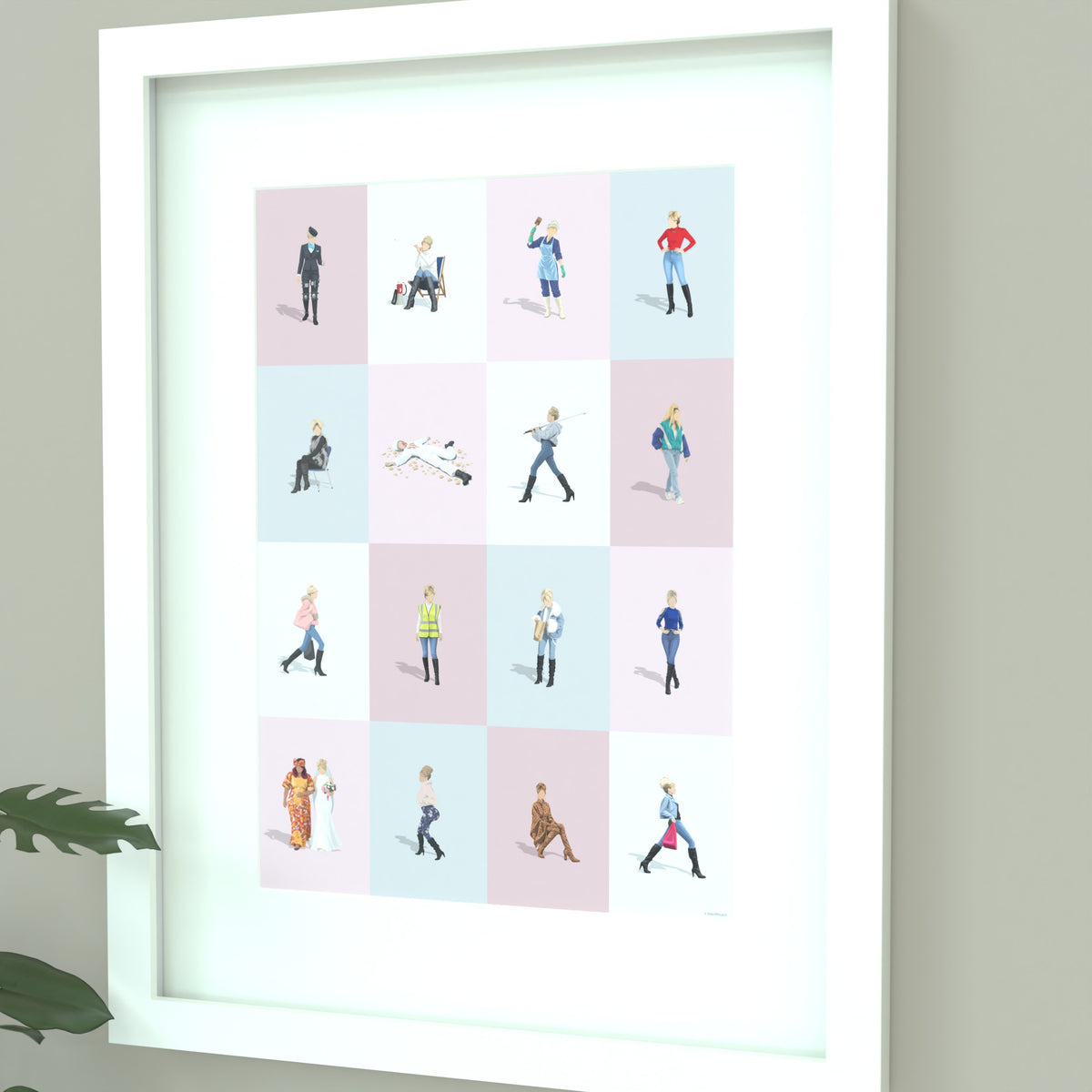Mandy/ Diane Morgan TV Show Illustrated Print