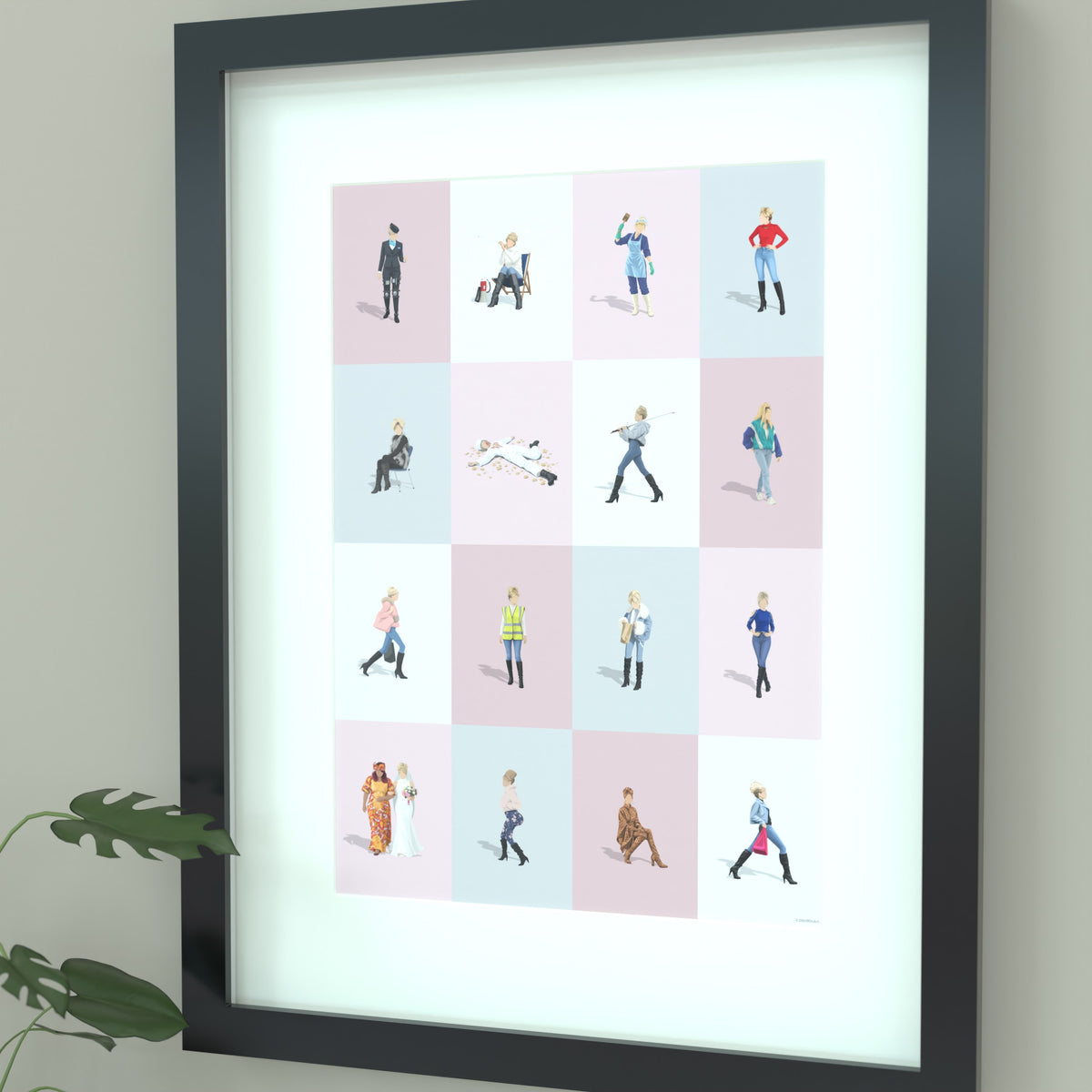 Mandy/ Diane Morgan TV Show Illustrated Print