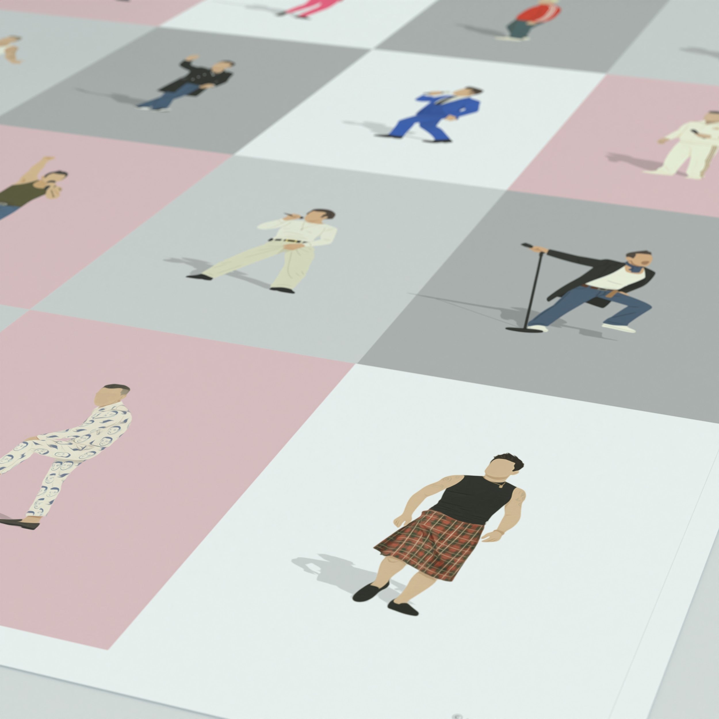 Robbie Williams Print - Illustrated Art Print by DGriffinArt