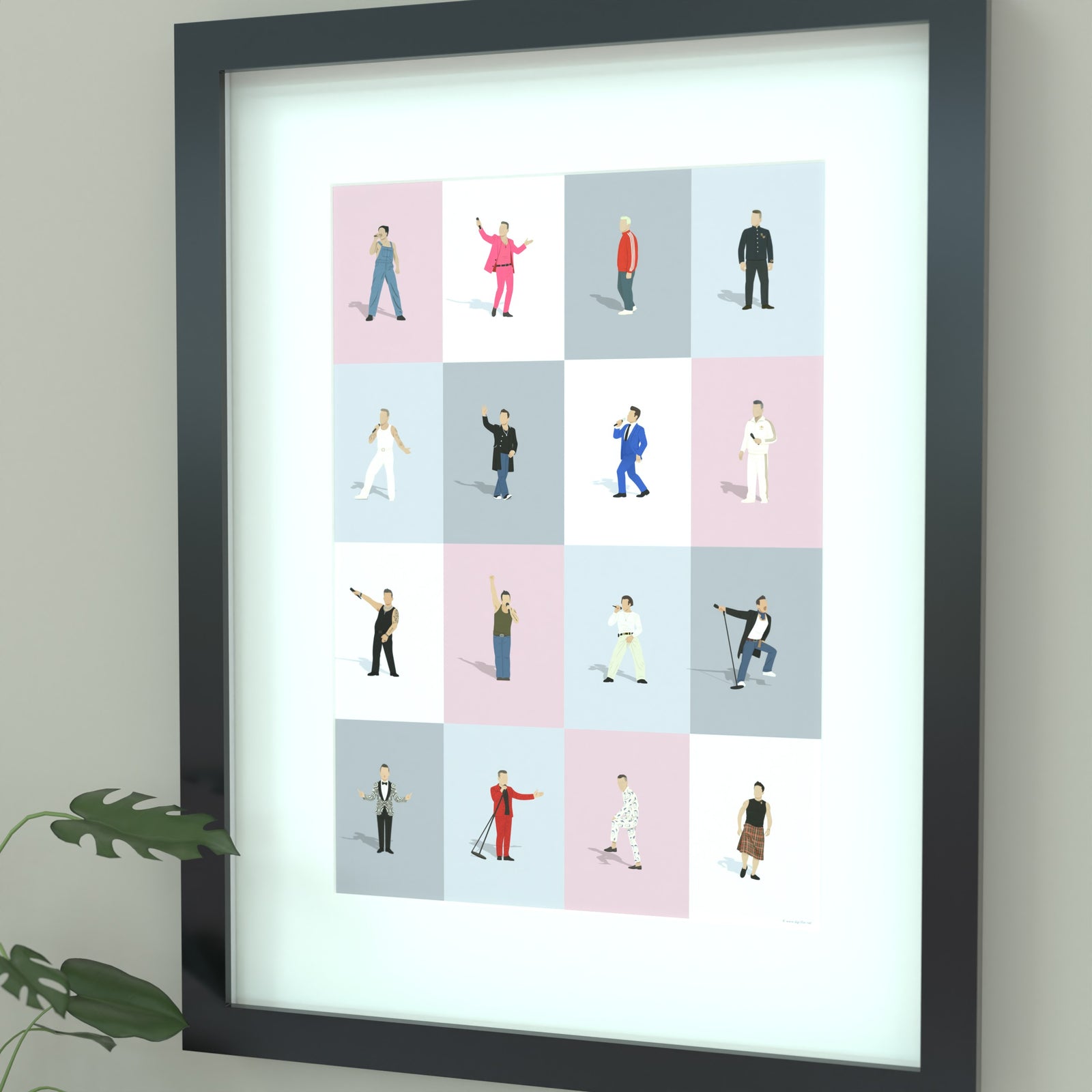 Robbie Williams Print - Illustrated Art Print by DGriffinArt