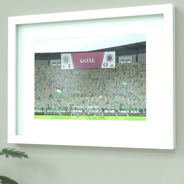 Celtic 2024 Scottish Cup final illustrated print