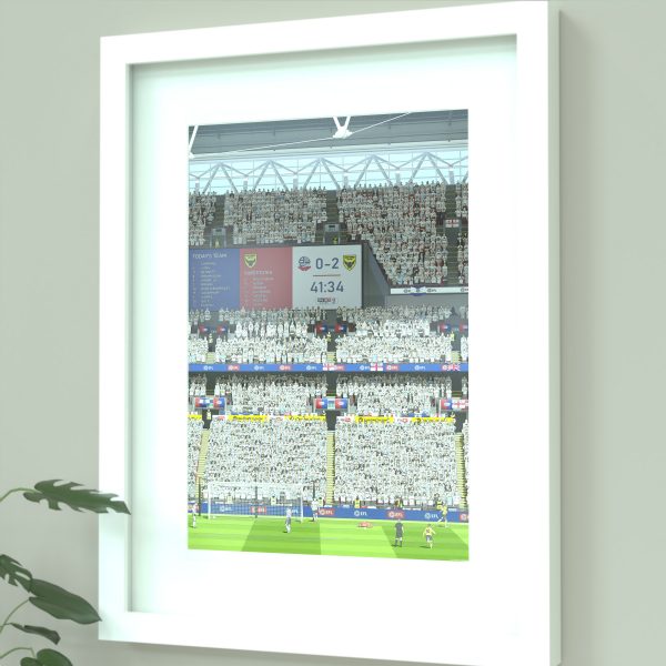 Oxford United 2024 Play offs illustrated print