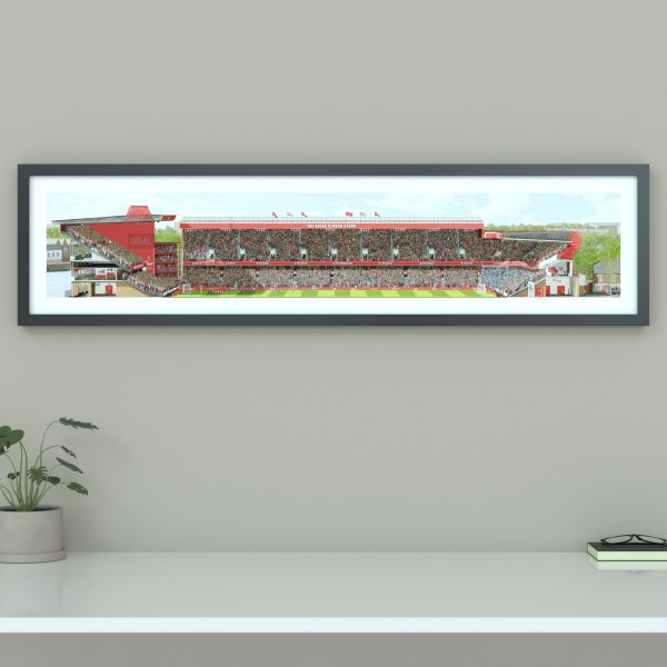 Panoramic Print of the City Ground Nottingham Forest FC
