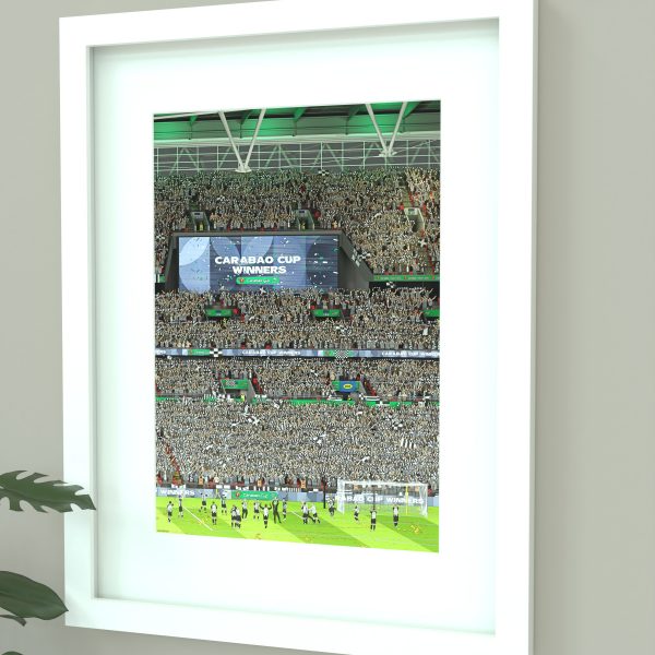 Newcastle United 2025 Carabao Cup Champions Print