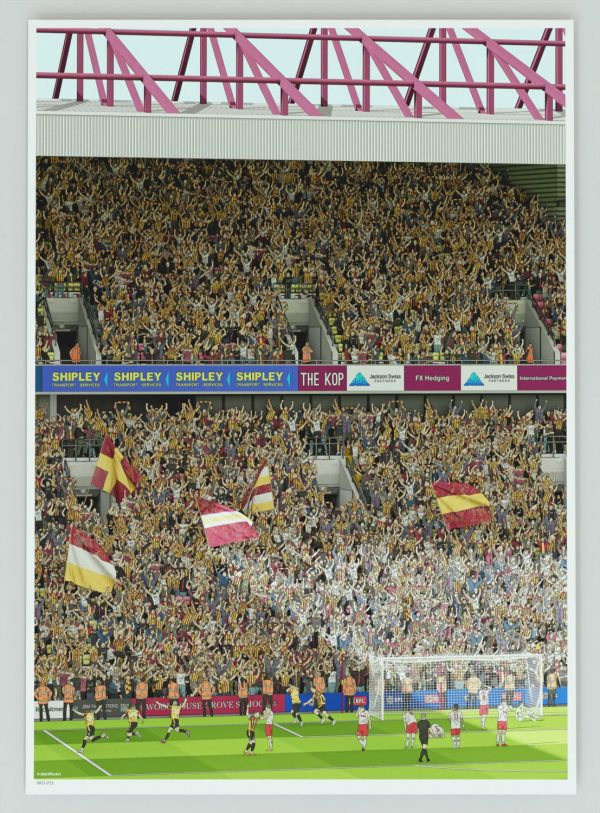 Sarcevic scores winning goal for Bradford City against Fleetwood Town 2025